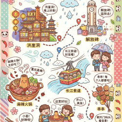 旅行手账制作图